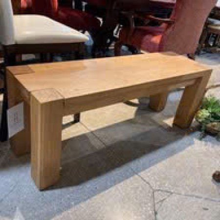 ChunKy Oak : Ghế Băng Dài Gổ Sồi - W90cm